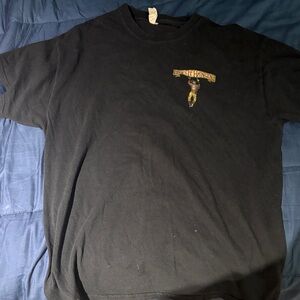 Gildan Black Men's T-Shirt with Graphic